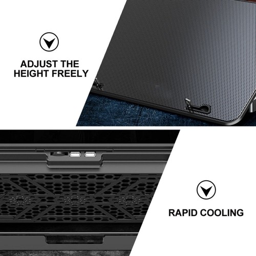 Wentylator laptopa Podkładka chłodząca Laptop Chłodnica Laptop Stojak chłodzący 6 wentylatorów Stojak na laptopa - Zdjęcie 8 z 12