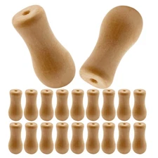 24 Pcs Roller Blind Accessories Wooden Pendant Blinds Parts Cord Tassels Pull