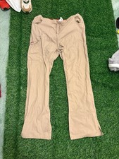 Dickies Medical Scrub Pants Khaki Tall Size M Cotton Blend Solid RN11232