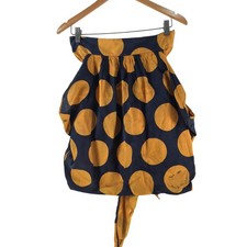 Marc By Marc Jacobs Skirt Womens 10 High Waist Multicolour Polka Dot Bow A Line