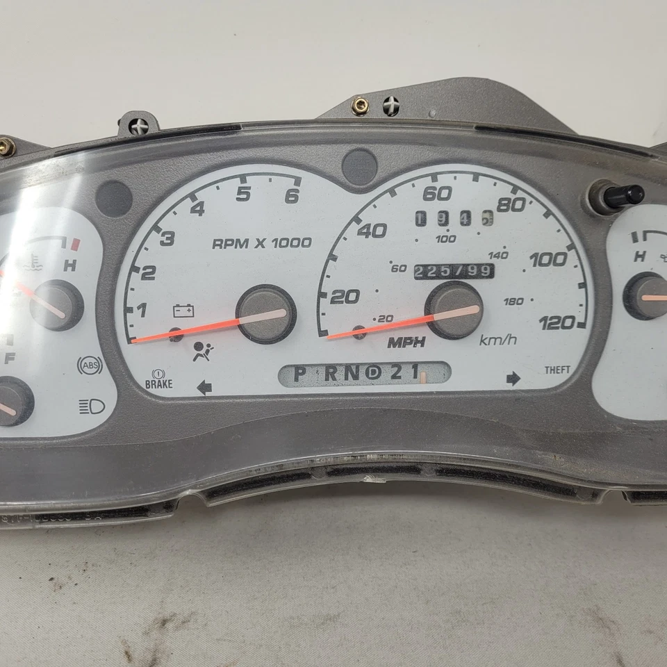01-03 Ford Explorer Sport Trac velocímetro cuadro de instrumentos OEM 225K OEM Foto 3 de 4
