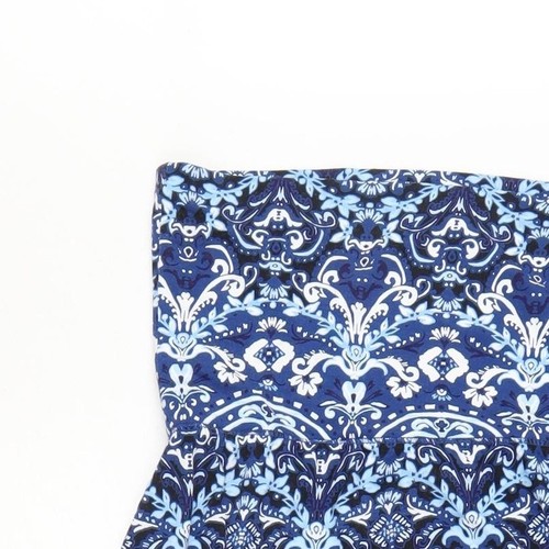 Cynthia Rowley Women's Blue Paisley Dress L - Picture 5 of 12