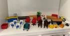 Vintage Playmobil School Office Furniture Lot Chairs Desks Wheelchair Bicycle FP