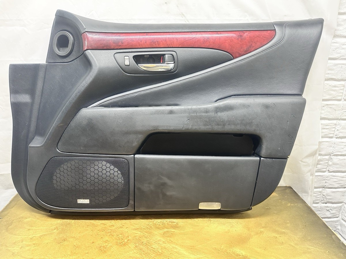 07-12 Lexus LS460 Passenger Door Interior Panel Trim Cover Black