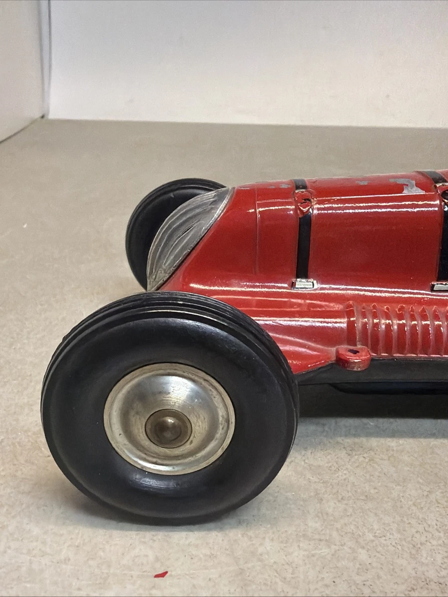 Seltenes Vintage Ray Cox #57 Fingerhut Drome Champion Tether Auto in rot 1950