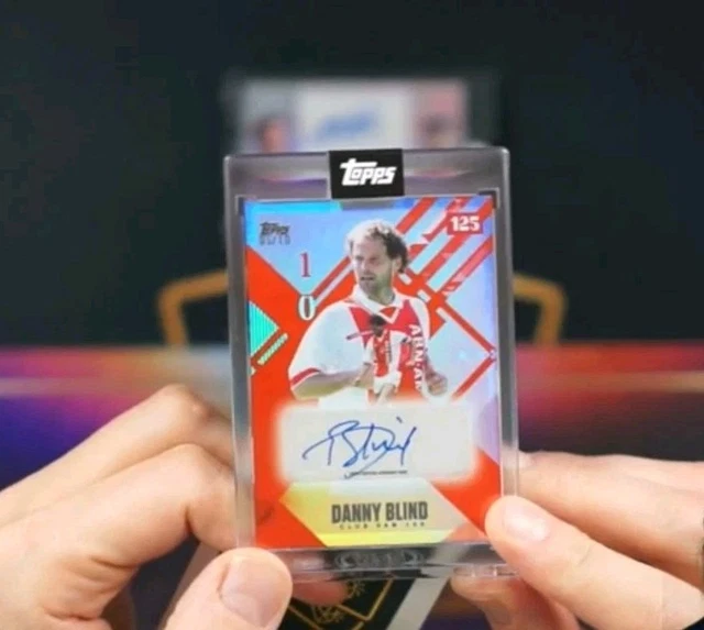 Danny Blind /10 Red Legende Ajax Amsterdam 125 Years Autograph Topps Autogramm