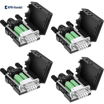Robuster DB9 Breakout Stecker   Lötloses Design, ideal für Kommunikationsgeräte