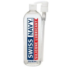 Swiss Navy Silicone Based Premium Lubricant 32oz - FREE FEMALE CHOKER