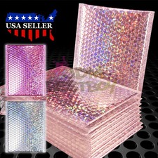 6"x9" Holographic Poly Bubble Mailers Shipping Mailing Padded Bags Envelopes
