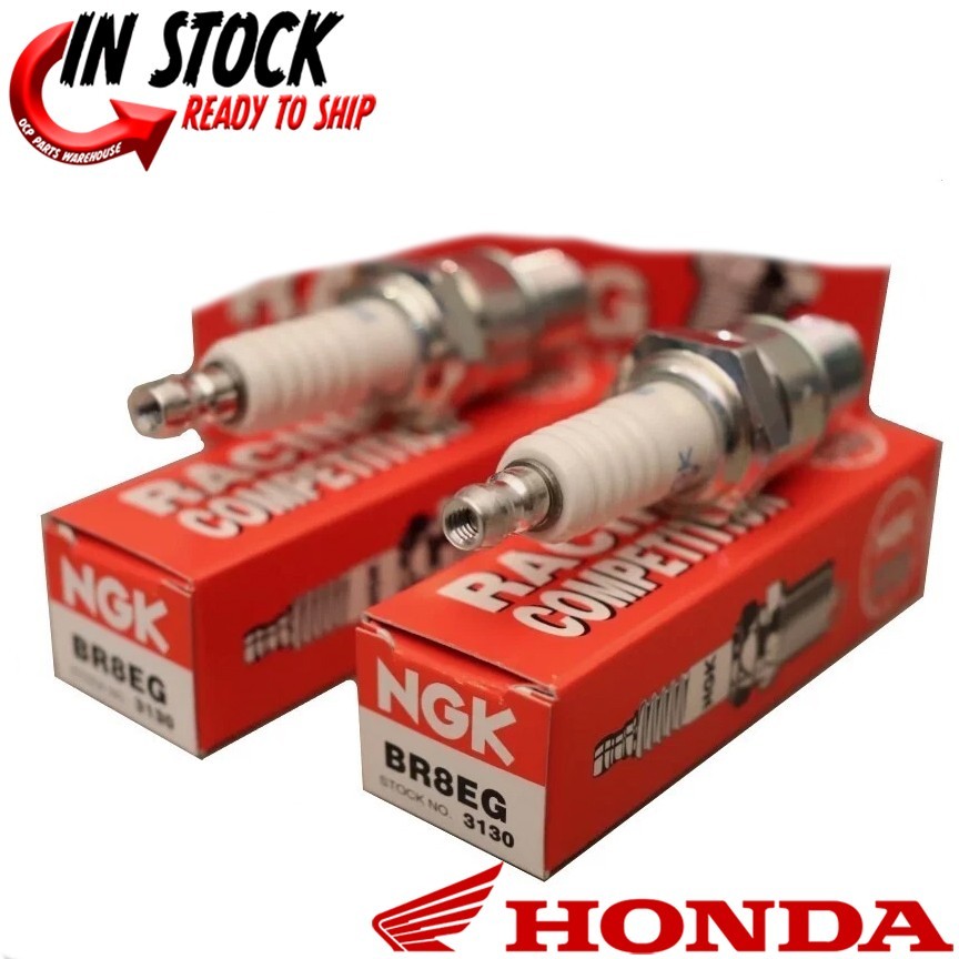 HONDA SPARK PLUG 2 PACK NGK BR8EG CR125 CR250 CR500 YZ250 RM250