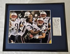 Rodney Harrison Signed Photo Display 11x14 Framed Patriots