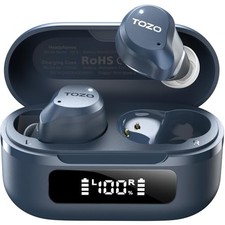 Tozo NC9 Hybrid ANC Wireless Earbuds, BT 5.3, IPX8, 59H Playtime, App EQ