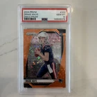 DRAKE MAYE RC - 2024 PANINI PRIZM ORANGE DISCO PRIZM ROOKIE #329 - PSA 10
