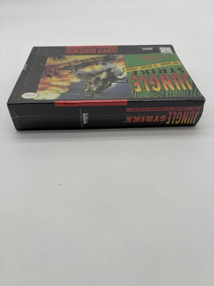 1993 Nintendo SNES Jungle Strike "The Sequel to Desert Strike" BRAND NEW SEALED - Image 4 of 4