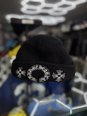 帽子 CHROME HEARTS beanie Chrome Hearts Black White Beanie RARE 100% Authentic Exclusive | eBay