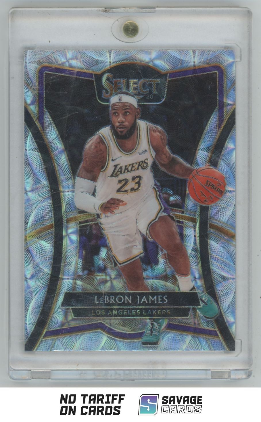 2019-20 Panini Select Scope Prizm LeBron James #173 Los Angeles Lakers