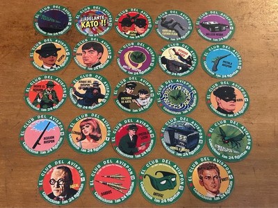THE GREEN HORNET 1967 MEXICO DISC CARDS Bruce Lee Van Williams
