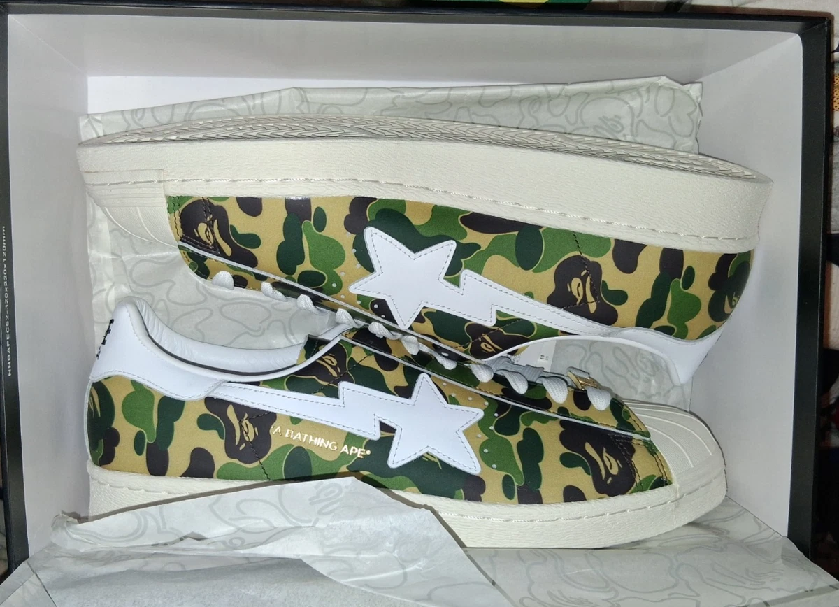 adidas BAPE x Superstar 80s ABC Camo for Sale | Authenticity