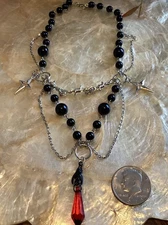 Gothic Pendant Necklace Choker NEW Neck Decor Jewelry Unisex Cross