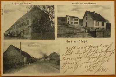 AK Schopp 1910 Trippstadt Landstuhl Pirmasens Kaiserslautern Lambrecht Pfalz