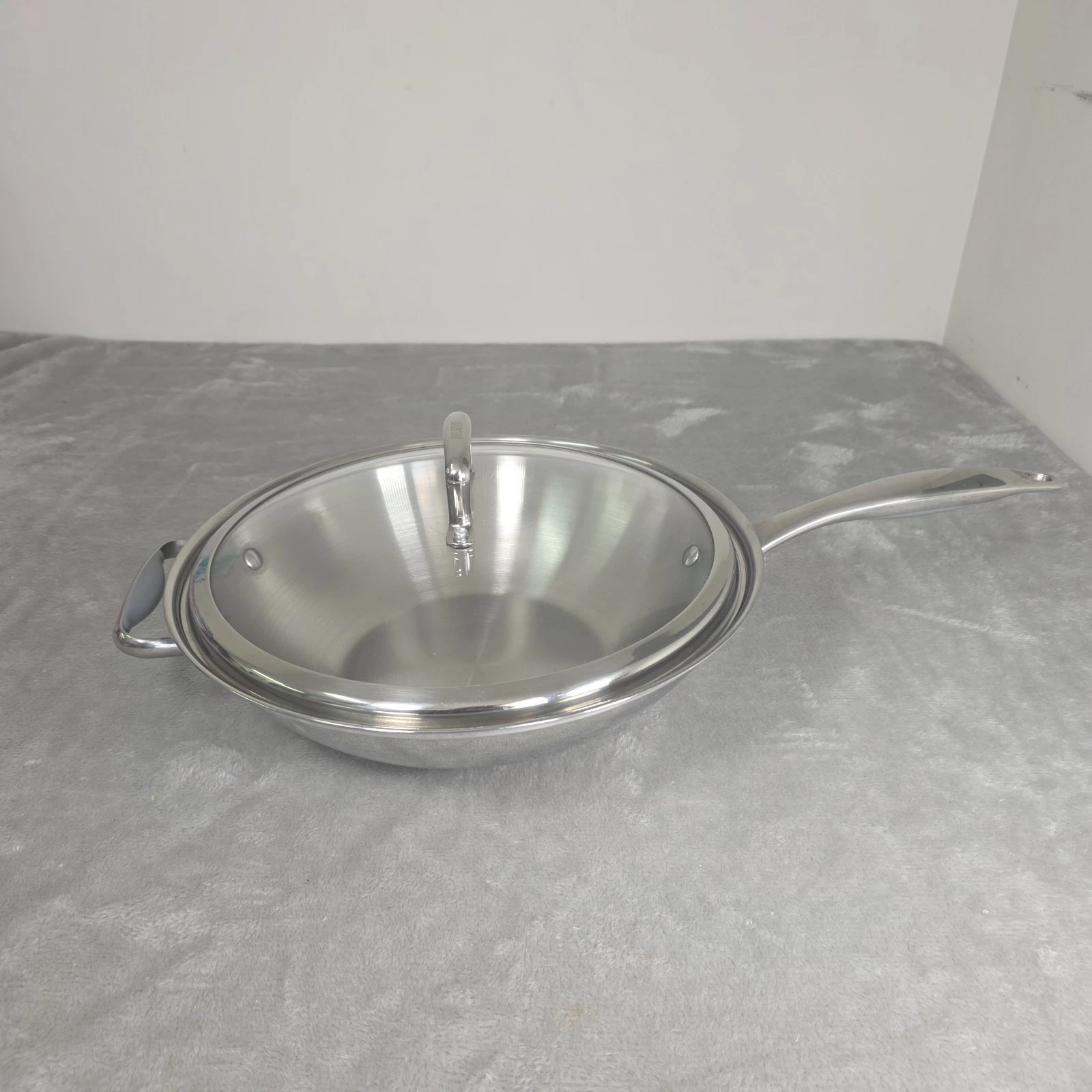 Belgique Classique Tools of the Trade 12.5" Wok Stainless Steel Glass Lid USED
Opens in a new window