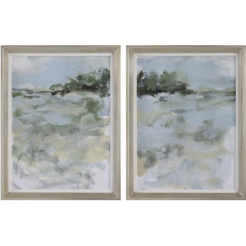 Uttermost 41454 Far Away View 27 X 21 inch Framed Prints, Set of 2 - Picture 1 of 7