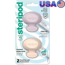 Clip-on Toothbrush Protectors Bristle Covers Manual Power Brushes Travel Safe