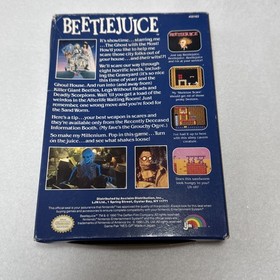 Beetlejuice Nintendo NES  Box and Game Untested