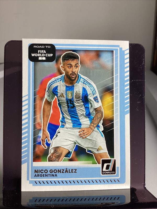 2026 Donruss FIFA World Cup- Card # 159- Argentina- Nico Gonzalez