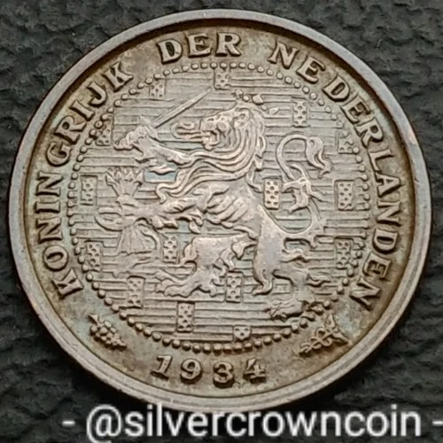 1934 George V Half Penny — photo from another recent sale
