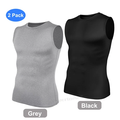 Gilet dimagranti uomo sport abbigliamento attivo top shapewear camicia compressione body shaper - Foto 25 di 36