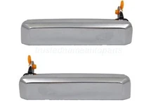 for Nissan Outside Exterior Door Handle Front Left Right Chrome Set of 2