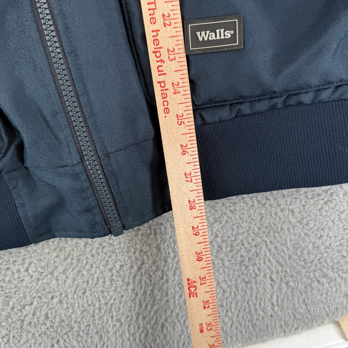walls/ワークジャケット/ブルー/M/中綿 Walls Workwear Full Zip Jacket Mens Large Blue Hooded