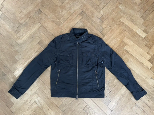 Ralph Lauren Black Label Nylon Moto Biker Jacket M