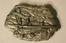 N9106G Airplane Bergamot Brass Works 1977 Vintage Aviation Belt Buckle Y-39