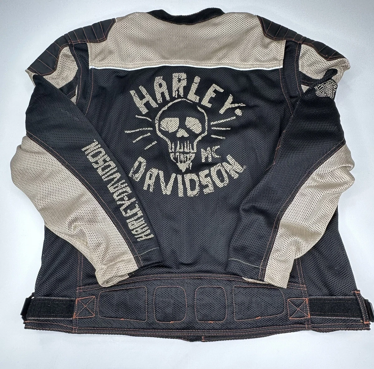 Men's skull mesh riding cheap jacket