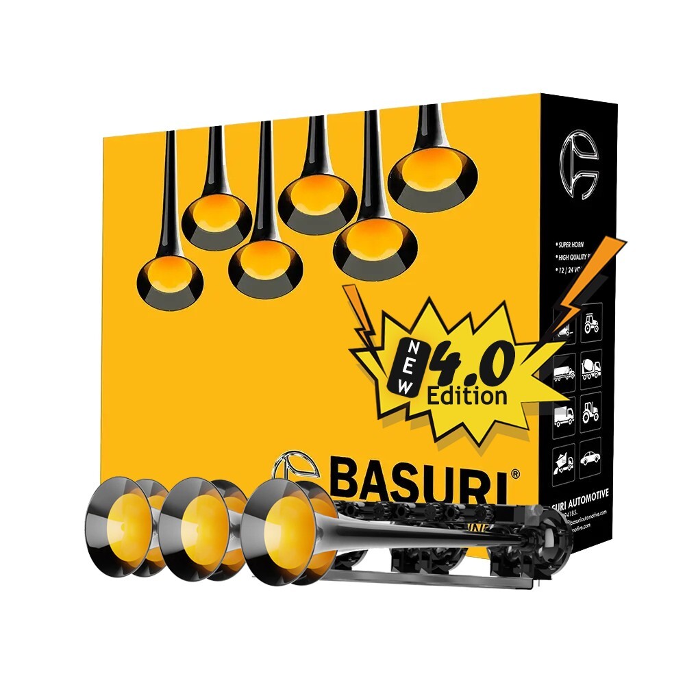 Klaxon pneumatique BASURI 4.0 Baby Shark pour animer vos trajets en camion