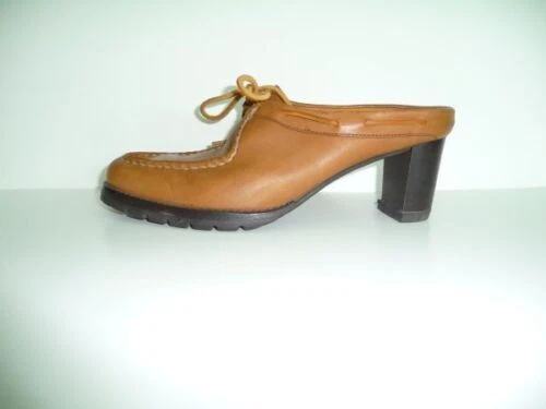 Zapatos de Cuero Marrón Ralph Lauren Vintage para Mujeres