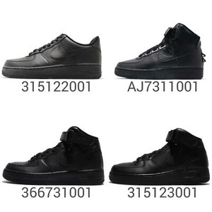 nike air force 1 mid womens black