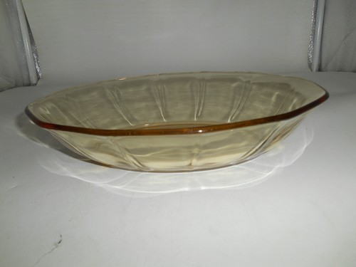 Schöne Topas Fostoria Fairfax elegante Glas 10" ovale Servierschüssel - Bild 3 von 8