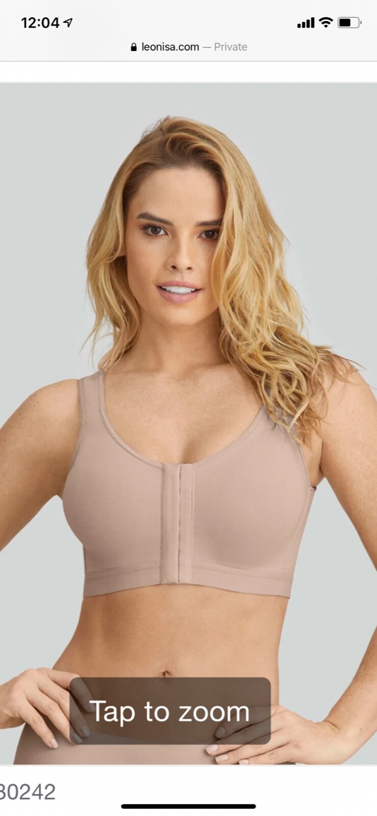 Leonisa posture correcting/compression bra in siz… - image 1