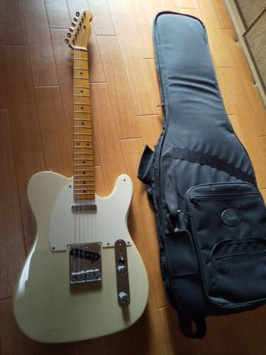 Guitare électrique Fender Mexico Classic 50S Telecaster blanche blonde S/N MZ9415697 - Photo 1/10