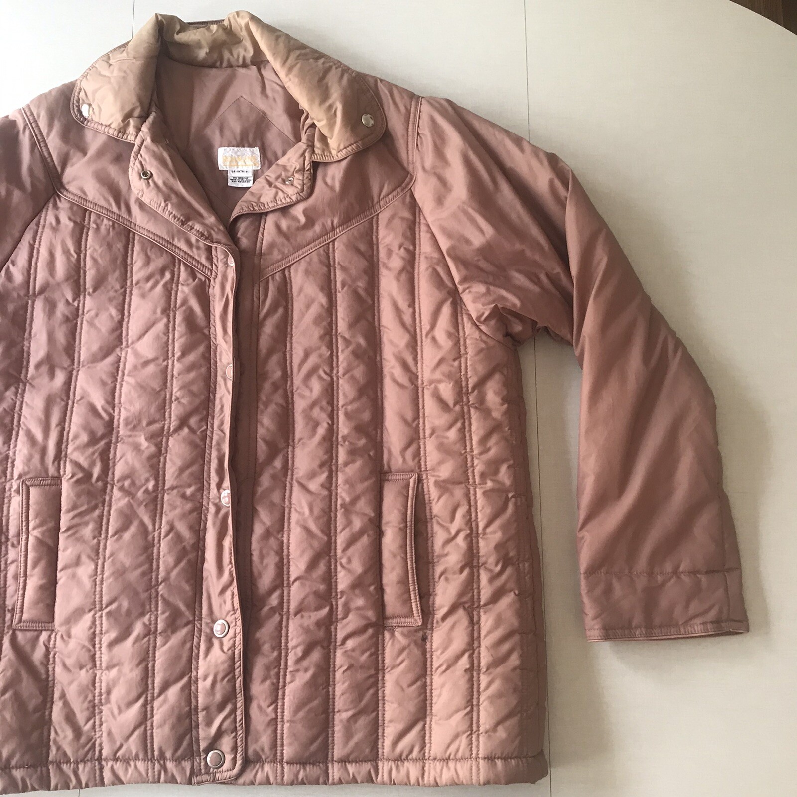 Vintage Women’s Quilted Jacket Insulated 70s Roman’s… Gem