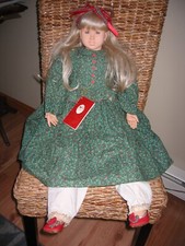 RARE 1988 Pauline Bjonness Jacobsen Heirloom Doll Kristine 32" 73 Out Of 2000