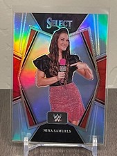 Nina Samuels #128 2022 Panini Select WWE Premier Level Silver Prizm - NXT UK