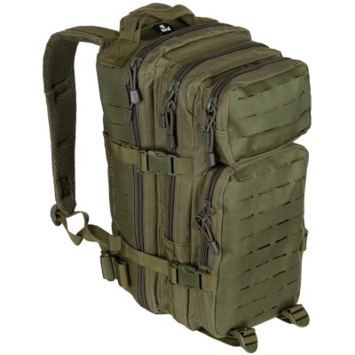 US Army One Day Patrol Laser Cut Backpack Capacity 30L - Brand New - OD Green