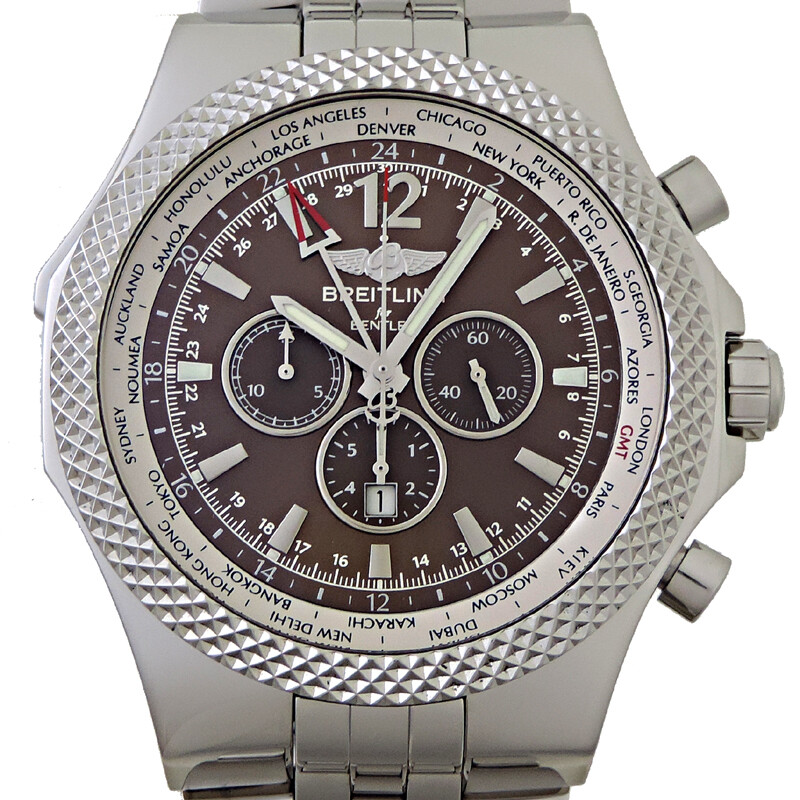 Breitling Bentley GMT Special Edition Brown Dial A47362/Q554 Men's