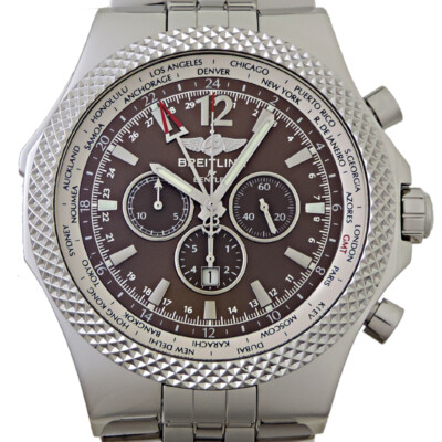 Breitling Bentley GMT Special Edition Brown Dial A47362/Q554 Men's