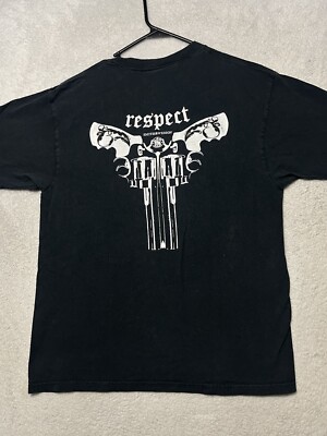 Smith and Wesson Revolvers Shirt Mens Adult Large Black T Twin Guns.