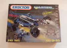 Erector Set, Meccano Master Connection Real Mechanics 310 Parts 1998, Complete